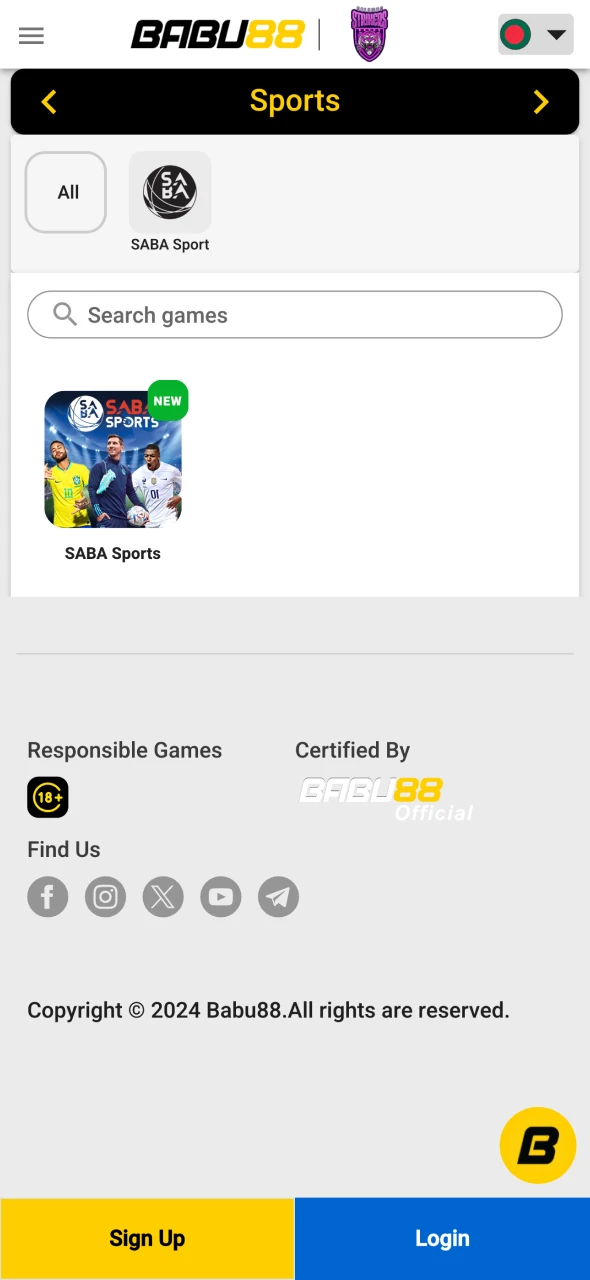 Bet on sports in Babu88 official app.