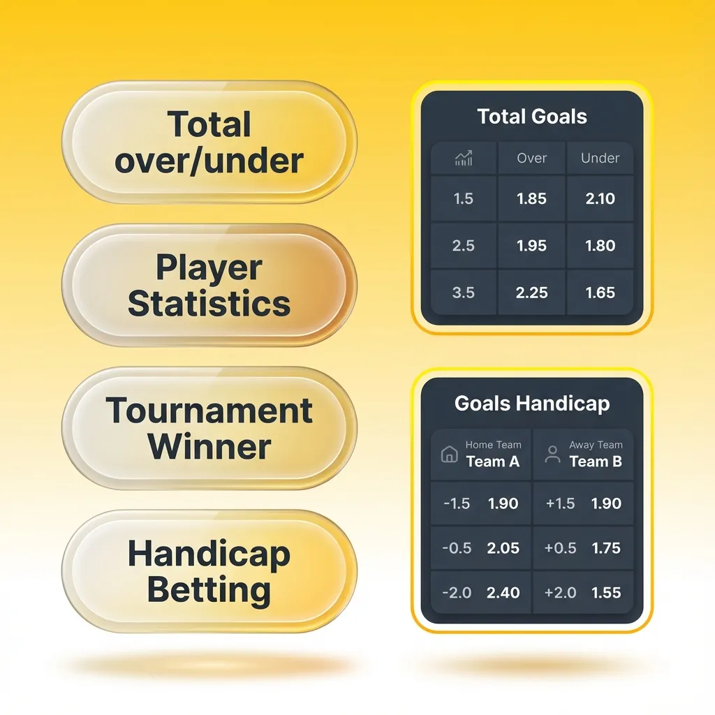 Infographic explaining single, express, and system sports bets with brief descriptions of risk and payout differences